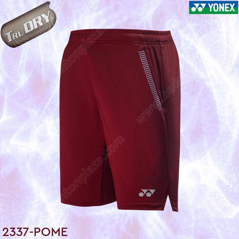 Yonex TruDRY 2337 EASY22 Men's Badminton Shorts Pomegranate (2337-POME)