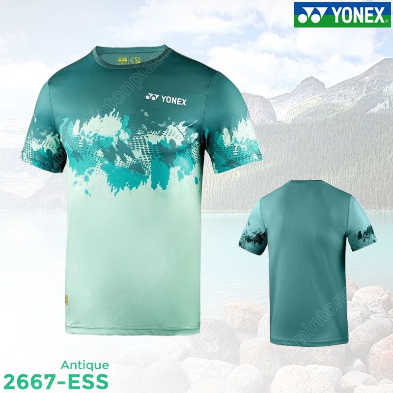 Yonex 2667-ESS Men Round Neck T-Shirt Antique (2667-ESS-AT)