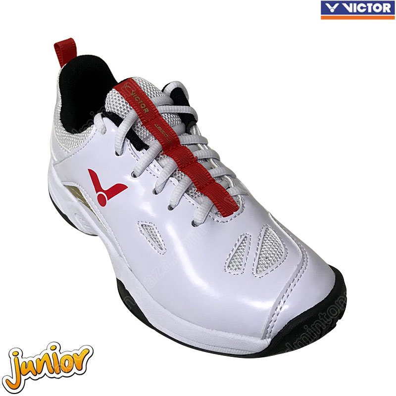 รองเท้าแบดมินตันวิคเตอร์สำหรับเด็ก A660JR สีขาว (A