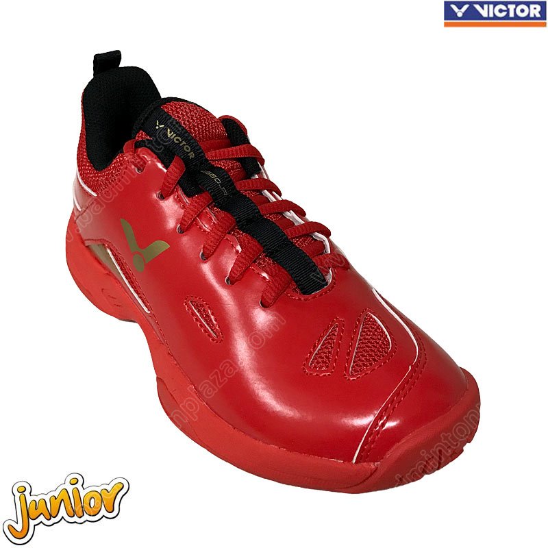 Victor A660JR Junior Badminton Shoes High Risk Red (A660JR-D)