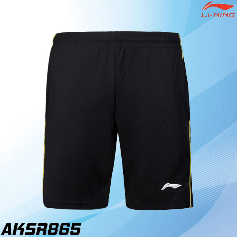 กางเกงขาสั้นหลี่หนิง AKSR865 สีดำ (AKSR865-1)