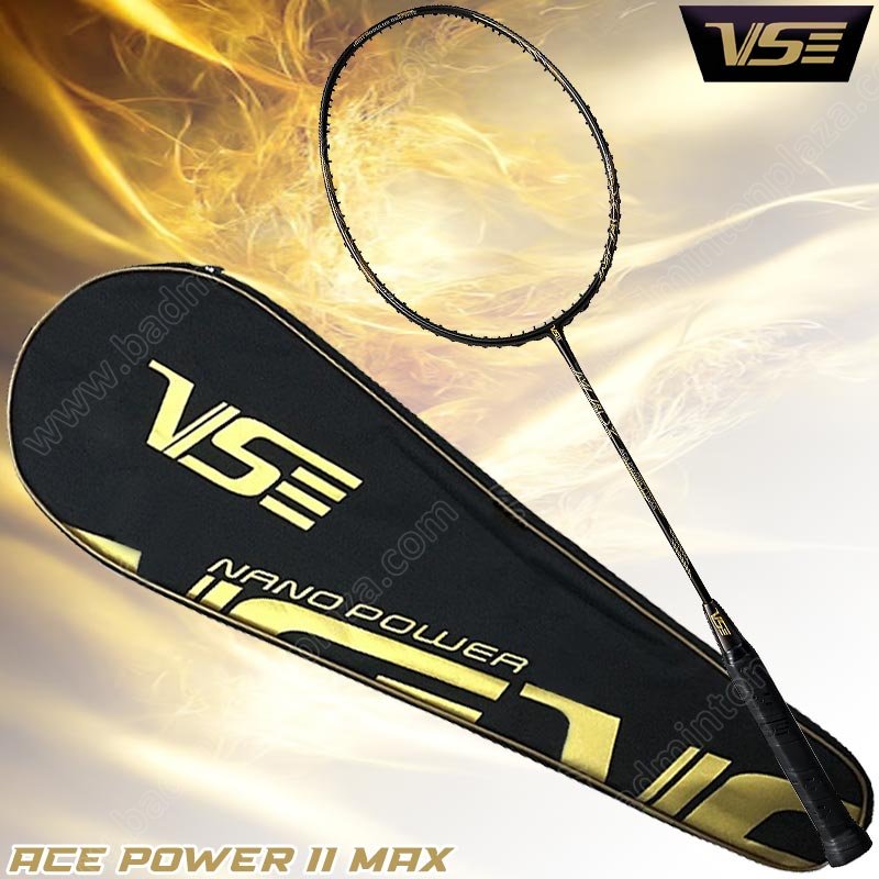 VS Badminton Racket ACE POWER 11 MAX Black/Gold (A