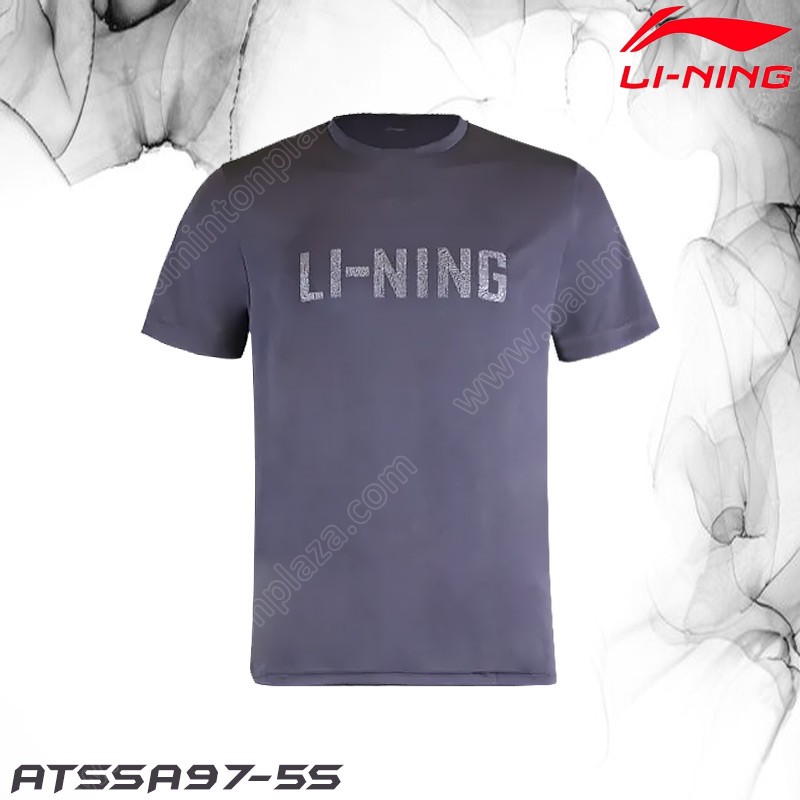 Li-Ning ATSSA97 Men's Round Neck T-Shirt Dark Gray