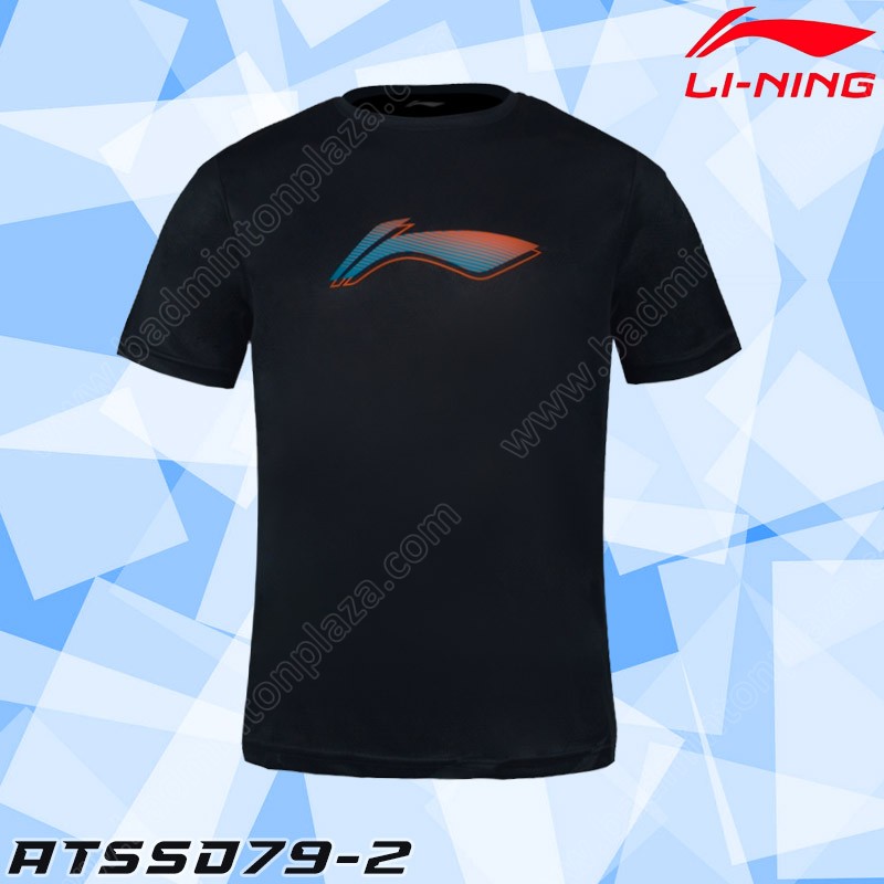 Li-Ning ATSSD79-2 Men's Training Round Neck T-Shirt Black (ATSSD79-2)