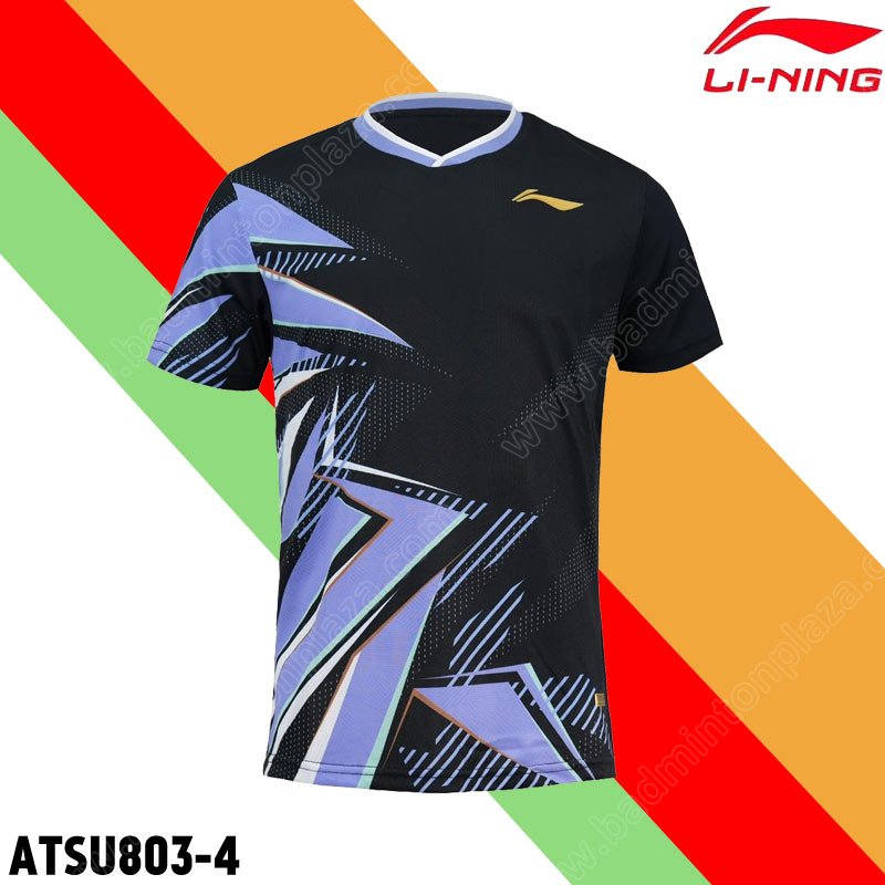 Li-Ning ATSU803 Men's Round Next T-Shirt Black (AT