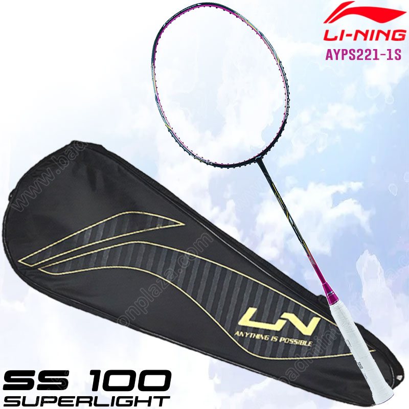 Li-Ning SS 100 Superlight Free! String+Grip+Cover (AYPS221-1S)