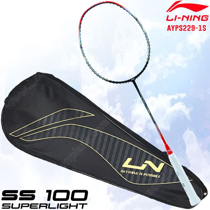 Li-Ning SS 100 Superlight Free! String+Grip+Cover (AYPS229-1S)