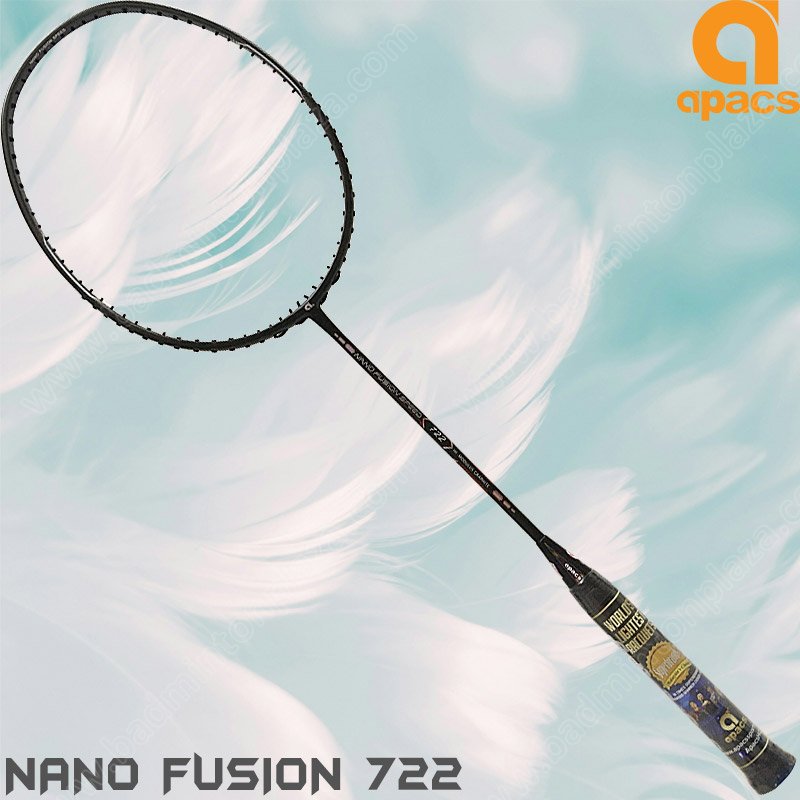ไม้แบดมินตัน เอแพ็คส์ Nano Fusion Speed 722 สีดำ (NFS722-BK)