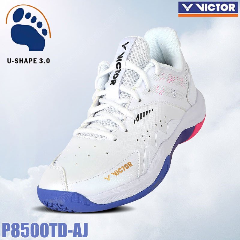 Victor P8500TD Badminton Shoes White (P8500TD-AJ)