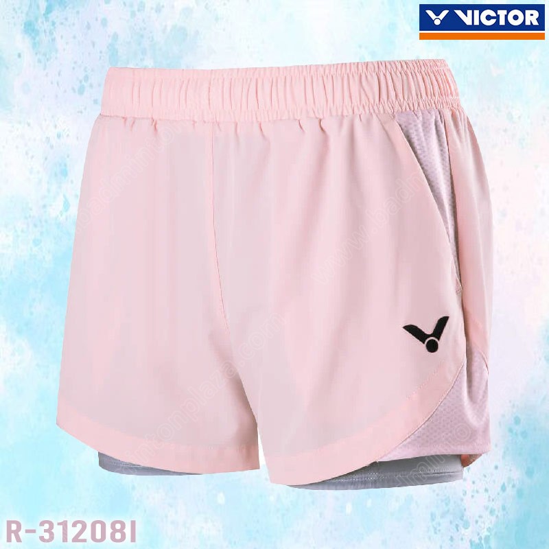 VICTOR R-31208 WOMEN'S SHORTS PINK (R-31208I)