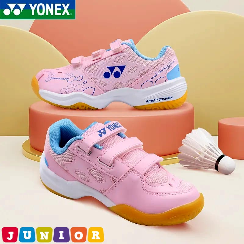 YONEX CUSHION 101 Junior Badminton Shoes Pink (SHB101JR-172)