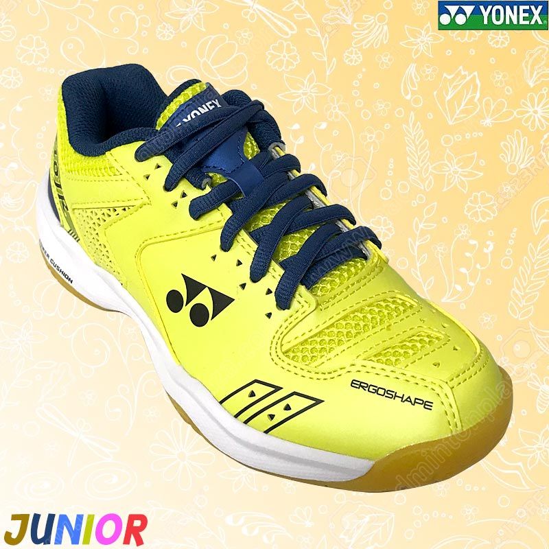 YONEX CUSHION 210 Junior Badminton Shoes Yellow (S
