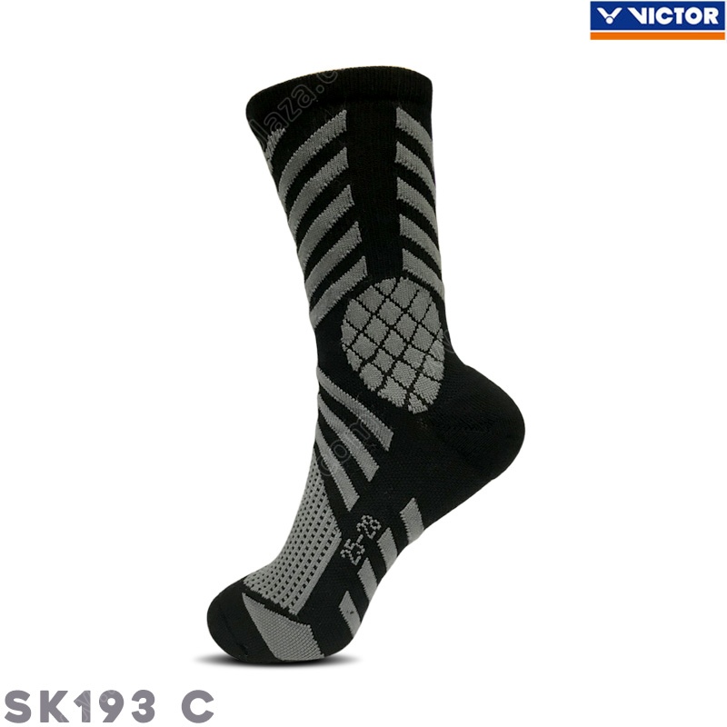 ถุงเท้ากีฬาผู้ชาย วิคเตอร์ SK169 สีดำ (SK169C)