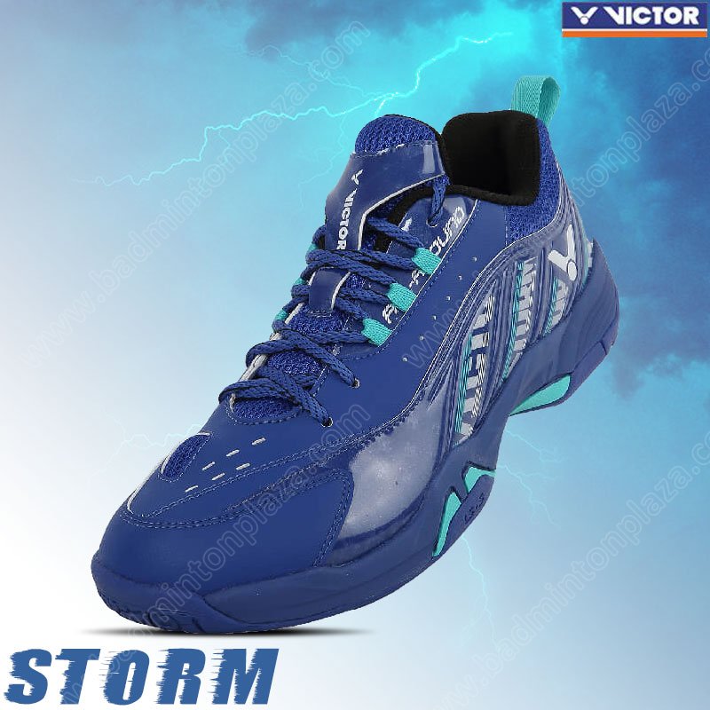 รองเท้าแบดมินตัน วิคเตอร์ STORM สีน้ำเงิน (STORM-F