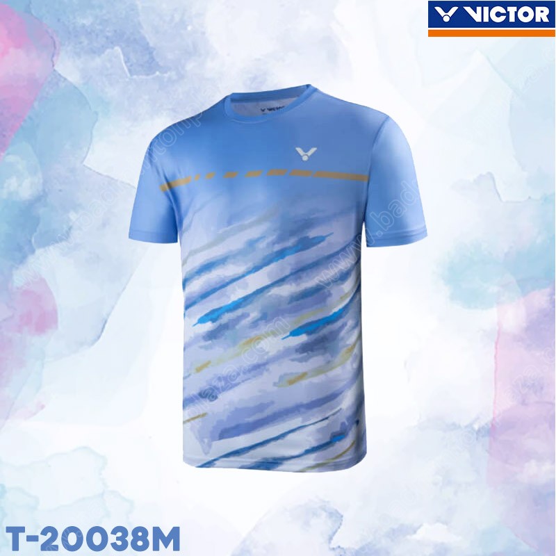 VICTOR T-20038 2022 Games Series T-Shirt Blue (T-2