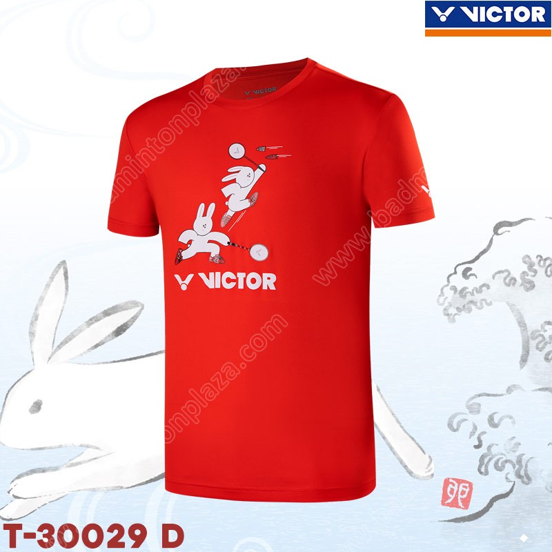 VICTOR T-30029 Training Series T-Shirt Red (T-3002