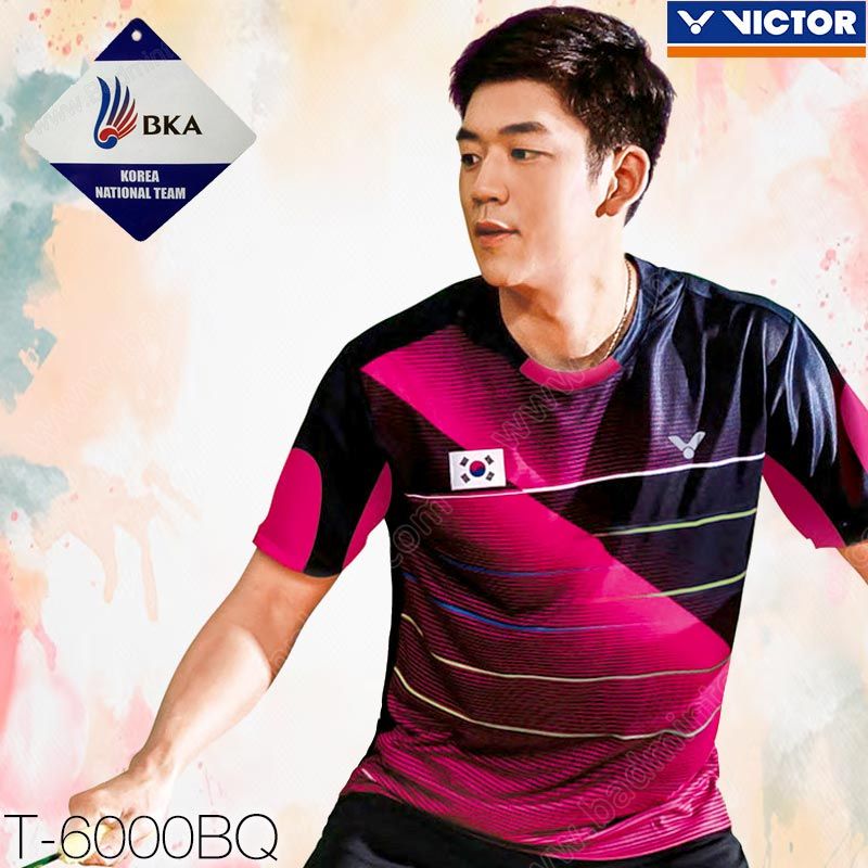 VICTOR T-6000 Men Korean Badminton Tournament Jersey (T-6000BQ)