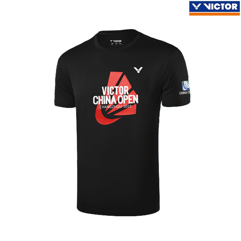 VICTOR CHINA OPEN 2019 Round Tee Black (T-95008C)