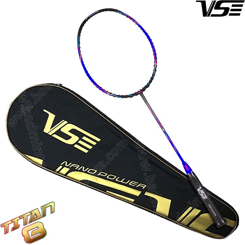 VS Badminton Racket TITAN 8 Free! String+Grip (TIT