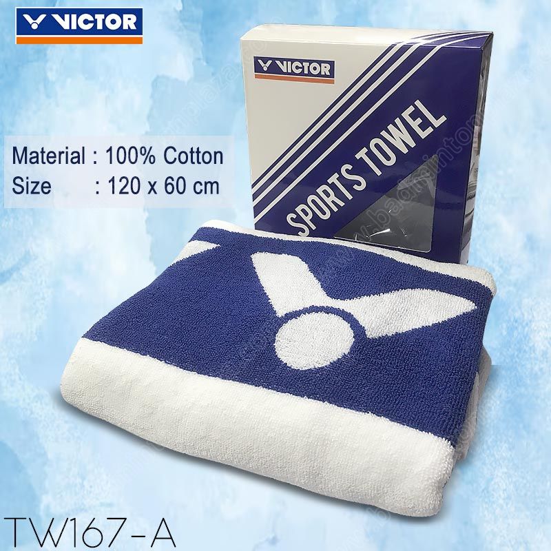 Victor Sports Towel 1.2m TW167 White (TW167-A)