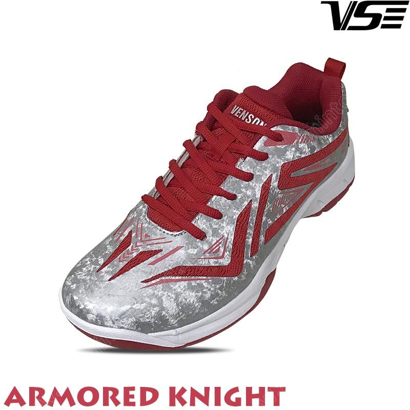 รองเท้าแบดมินตัน VS 173R ARMORED KNIGHT สีขาว/แดง