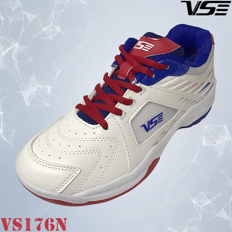 รองเท้าแบดมินตัน VS 176N สีขาว/น้ำเงิน (VS176N)