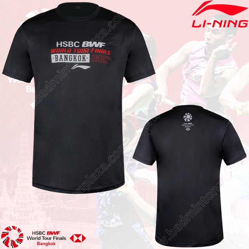 Li-Ning BWF World Tour Finals Bangkok 2022 T-Shirt Black (APWC001-3)