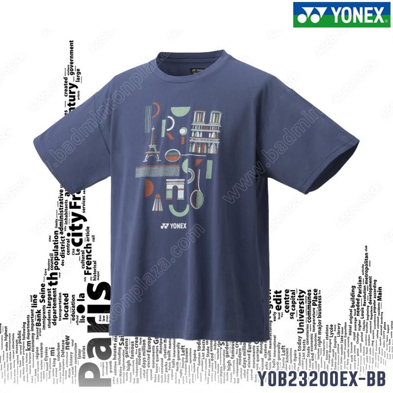 เสื้อยืดที่ระลึกโยเน็กซ์ PARIS OLYMPIC 2024 Blueberry (YOB23200EX-BB)