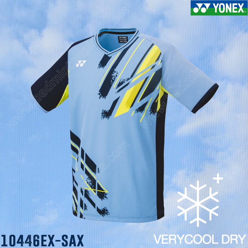 Yonex 10446EX International Team Men's T-Shirt Light Blue (10446EX-SX)