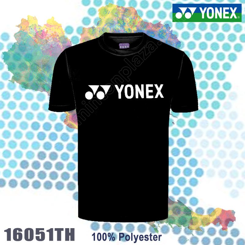 Yonex 16051TH Men's Round Neck Tee Black (16051TH-
