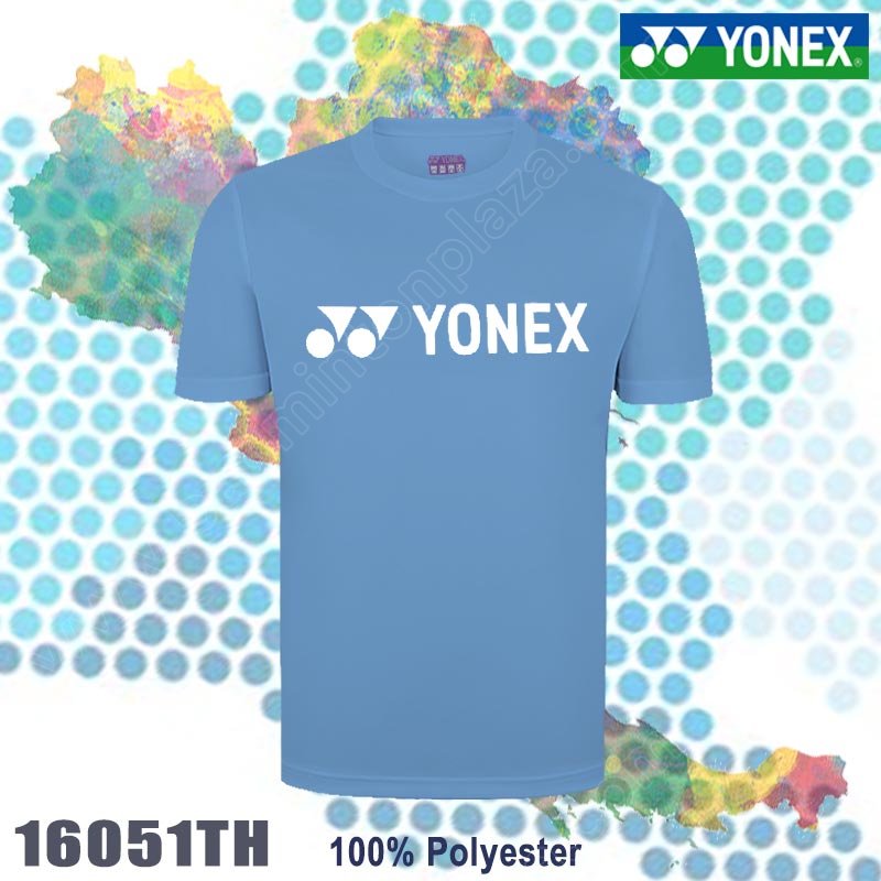 เสื้อยืดคอกลมโยเน็กซ์ 16051TH สีฟ้า (16051TH-BL )