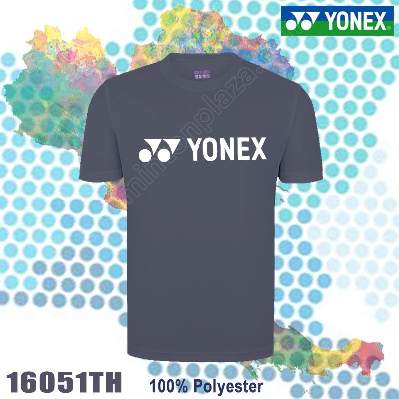 Yonex 16051TH Men's Round Neck Tee Gray (16051TH-G