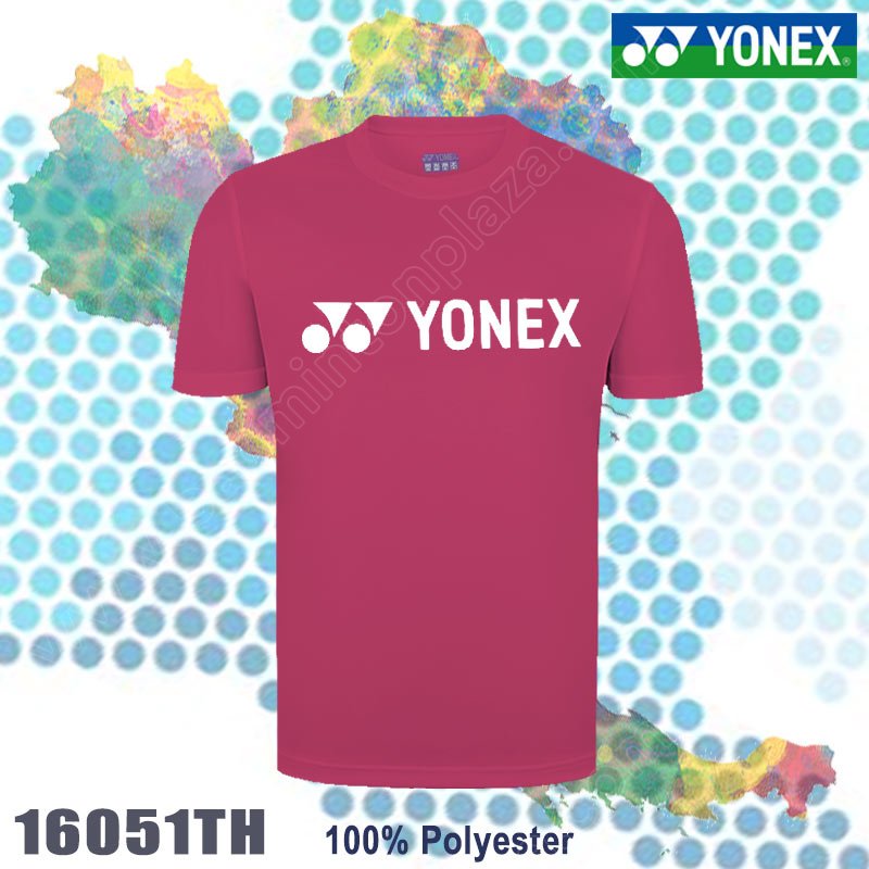 Yonex 16051TH Men's Round Neck Tee Pink (16051TH-P