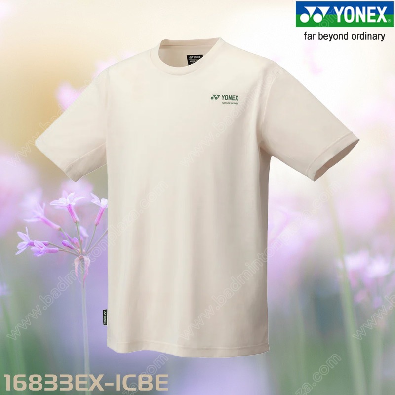 YONEX NATURAL SERIES FASHION SHIRT ICE BEIGE (1683