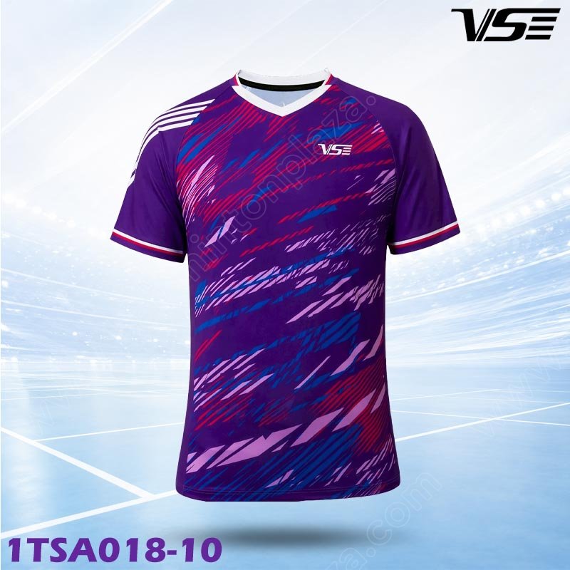 เสื้อกีฬา VS รุ่น 1TSA018 ทัวร์นาเมนท์ สีม่วง (1TSA018-10)