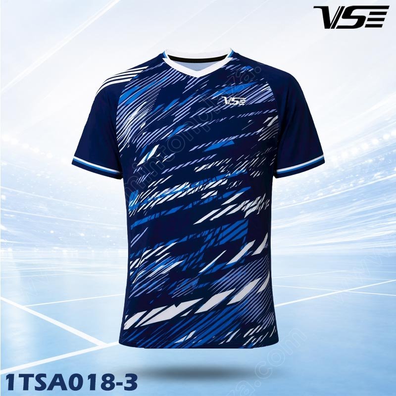 เสื้อกีฬา VS รุ่น 1TSA018 ทัวร์นาเมนท์ สีน้ำเงิน (1TSA018-3)