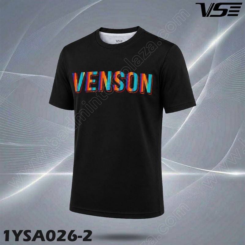 VS 1YSA026 Sports Round Neck Tee Black (1YSA026-2)