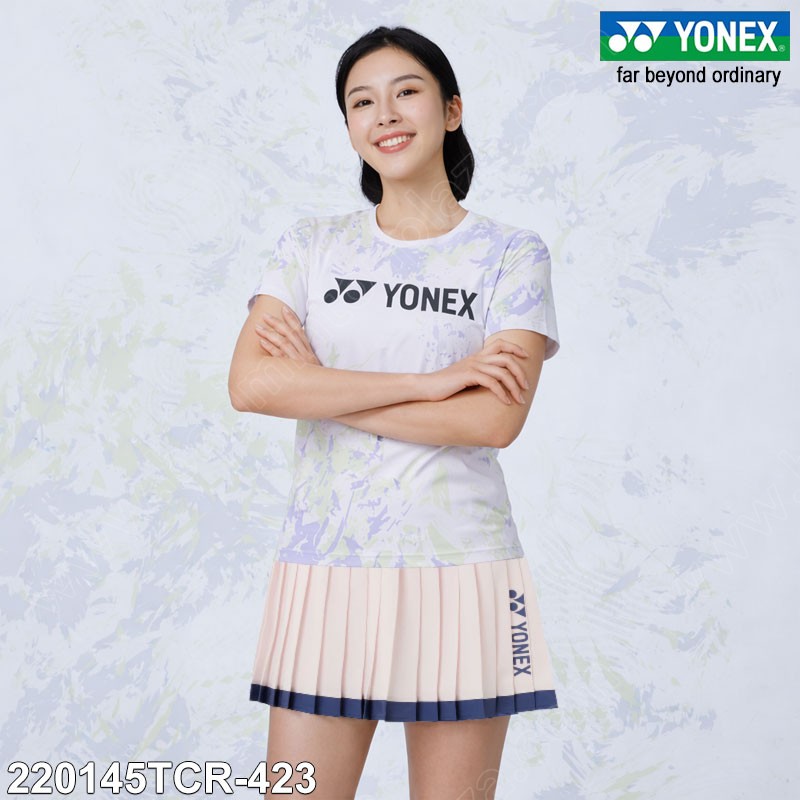 YONEX 220145TCR Women's Sports Skirt Pearl Pink (220145TCR-423)