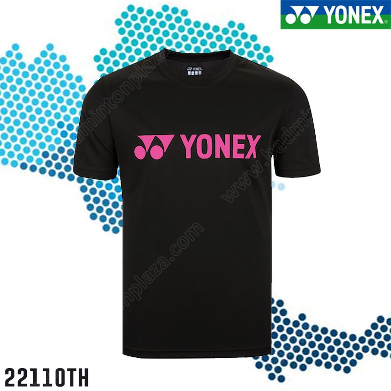 Yonex 22110TH Round Neck Tee Black (22110TH-BK)
