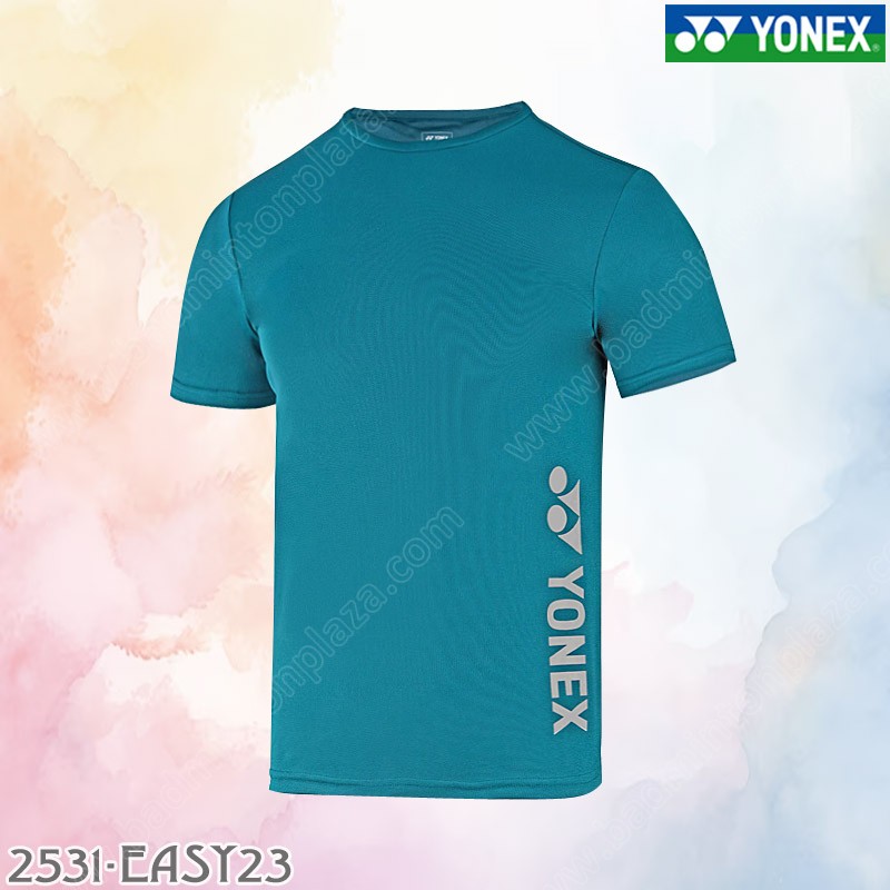 Yonex 2531-EASY23 Round Neck Men Shaded Spruce/Silver (2531-JBSL)