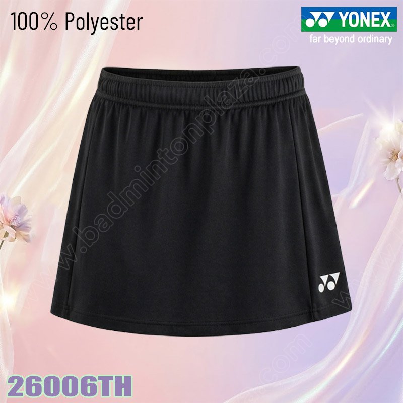 YONEX 26006TH Sports Skirt with Safty Pants Black