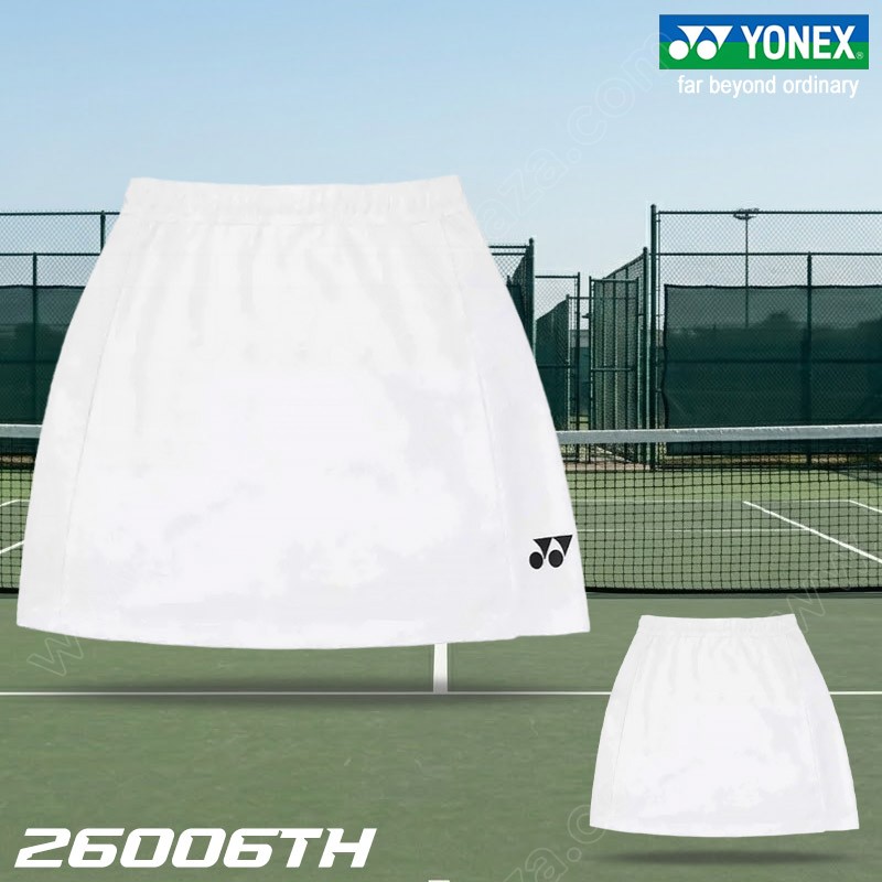 YONEX 26006TH Sports Skirt with Safty Pants White (26006TH-WT)