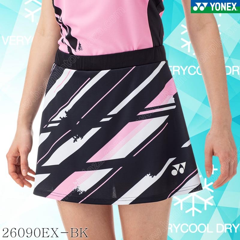 Yonex 26090EX VERY COOL DRY WOMEN'S SKORT BLACK (26090EX-BK)