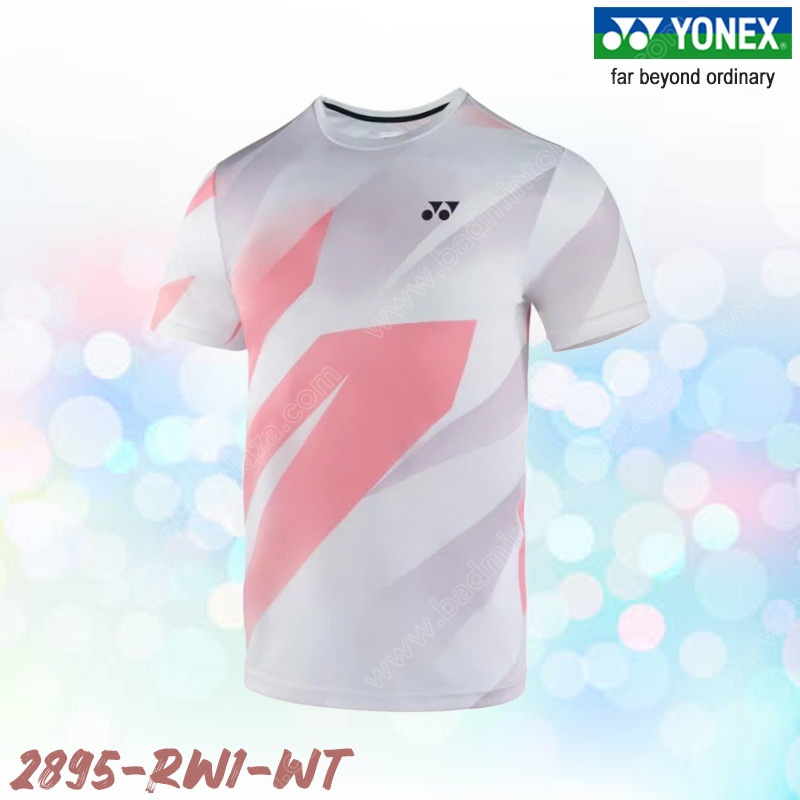 Yonex 2895 Runaway Men's Round Nect Tee White (2895-RW1-WT)