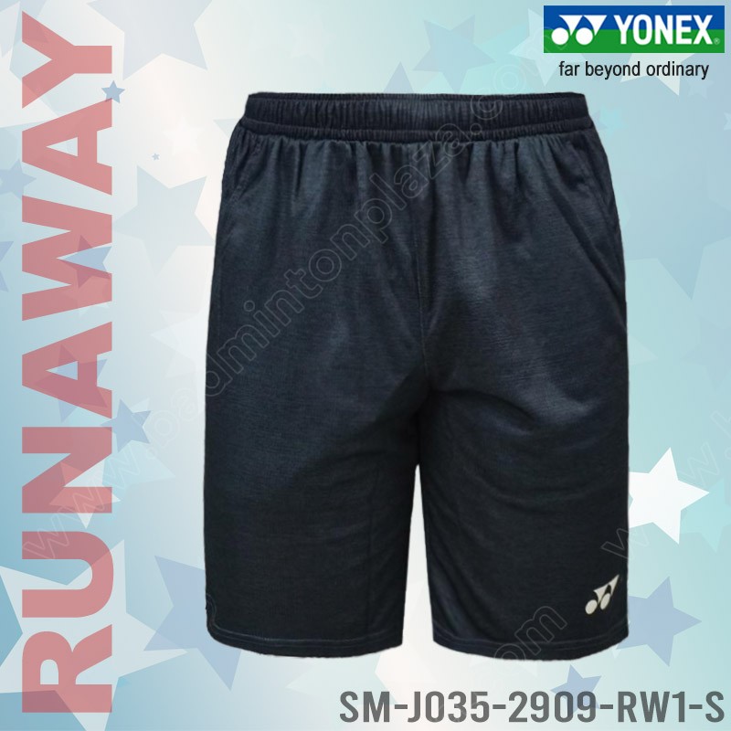 Yonex 2909 RUNAWAY Men's Badminton Shorts Jet Blac