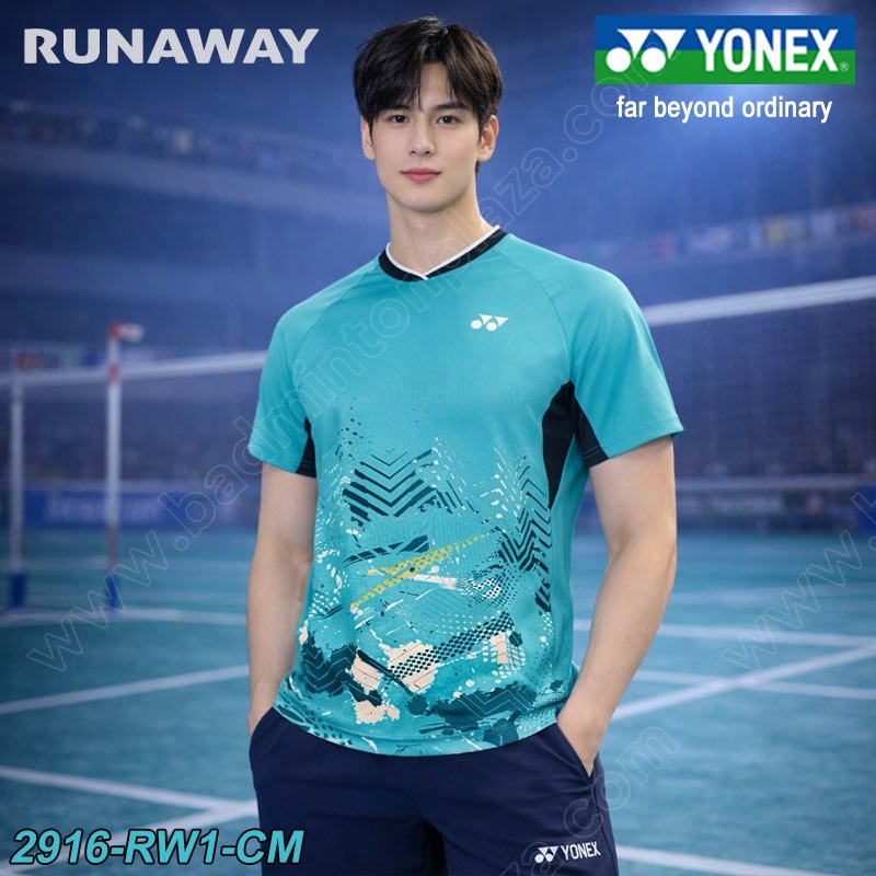 Yonex 2916 Runaway Men's Round Neck Tee Ceramic (2916-RW1-CM)