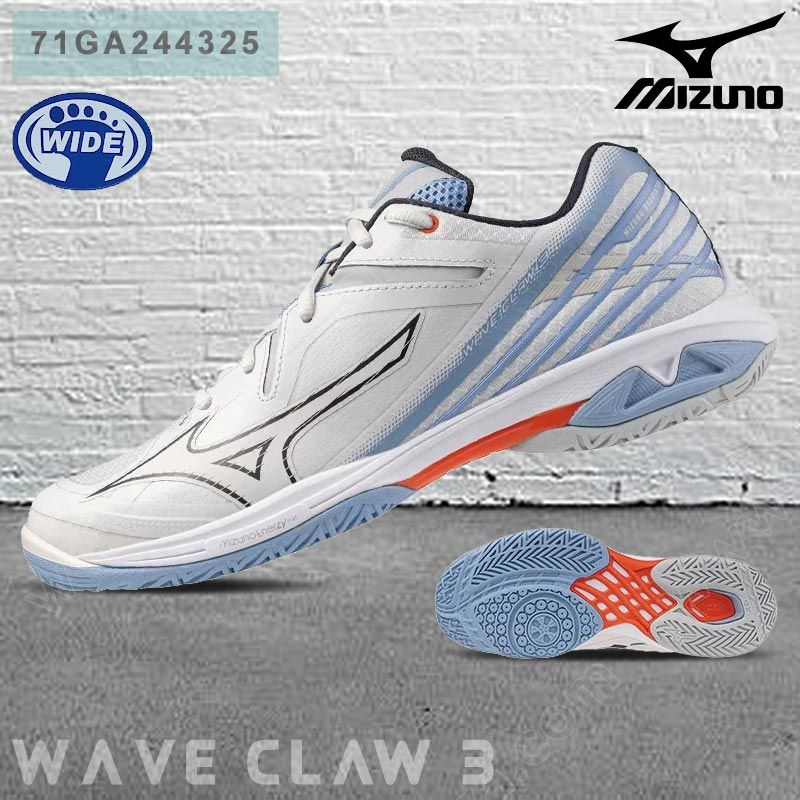 MIZUNO WAVE CLAW 3 WIDE Unisex White/Blue (71GA244325)