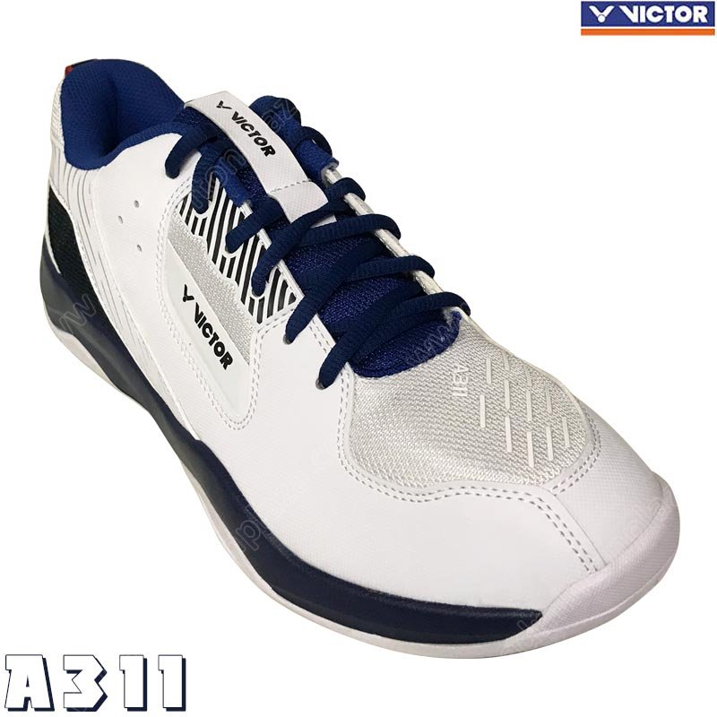 Victor Training Badminton Shoes A311 White/Nautical Blue (A311-AF)