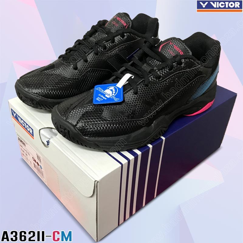 Victor A362II Badminton Shoes Black/Aquarius (A362II-CM)