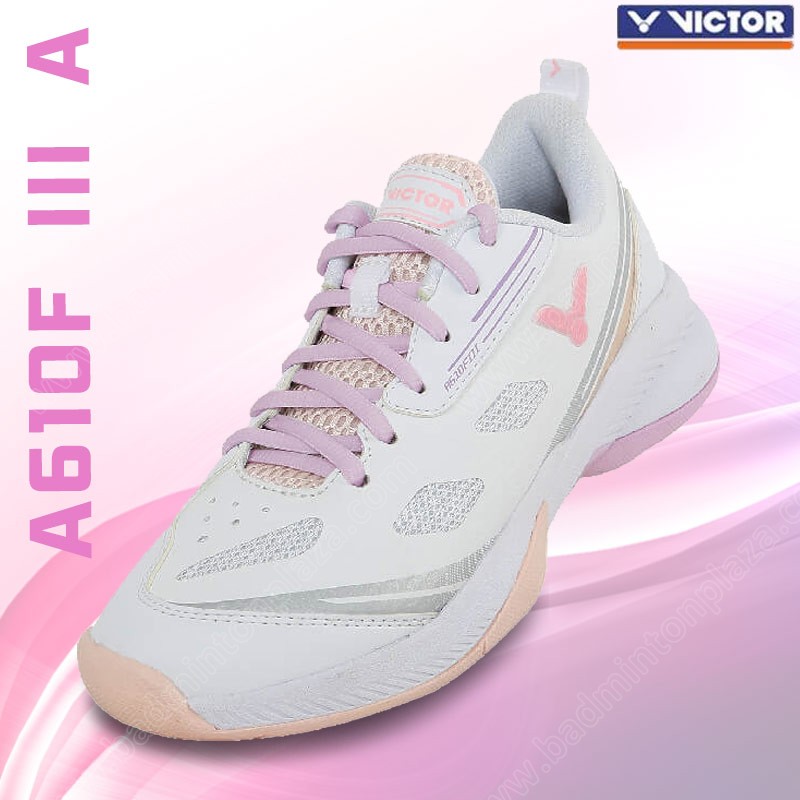 VICTOR A610 III Ladies Badminton Shoes Pearly White (A610FIII-A)
